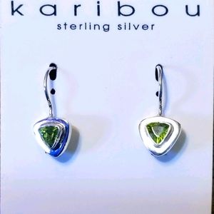 Kariboo Peridot and Sterling Silver Earings